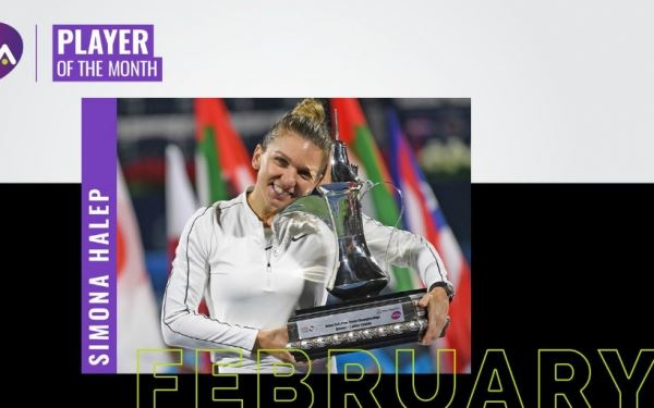 <br />
                        Симона Халеп признана лучшей теннисисткой февраля по версии WTA                    